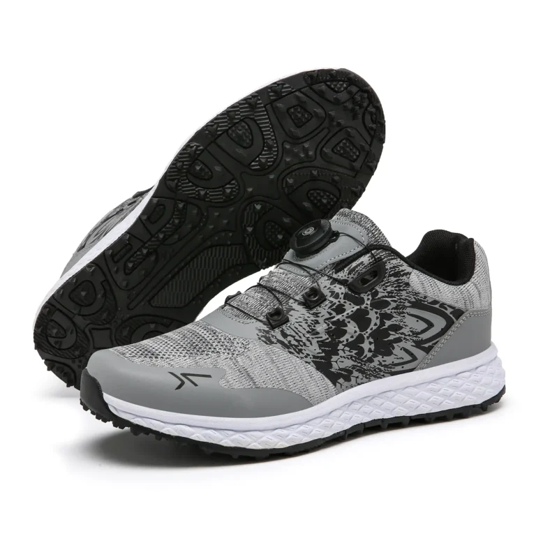 black dial lacing golf shoes spikes main 2