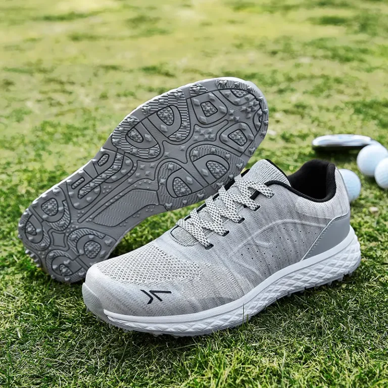 black knit mesh golf shoes laces main 3