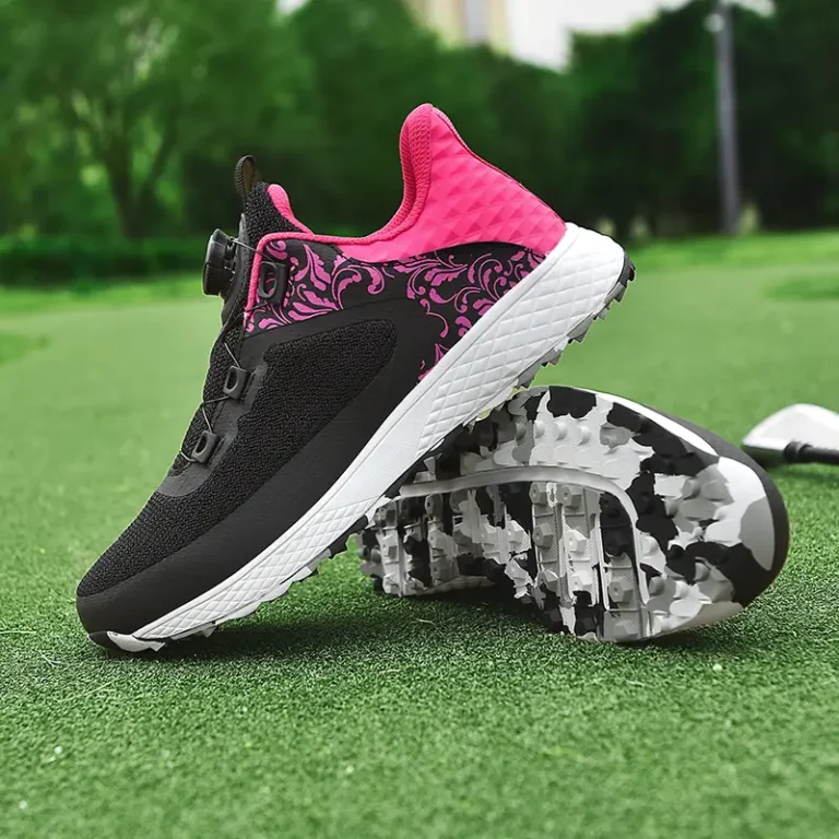 black pink pattern golf shoes dials main 1