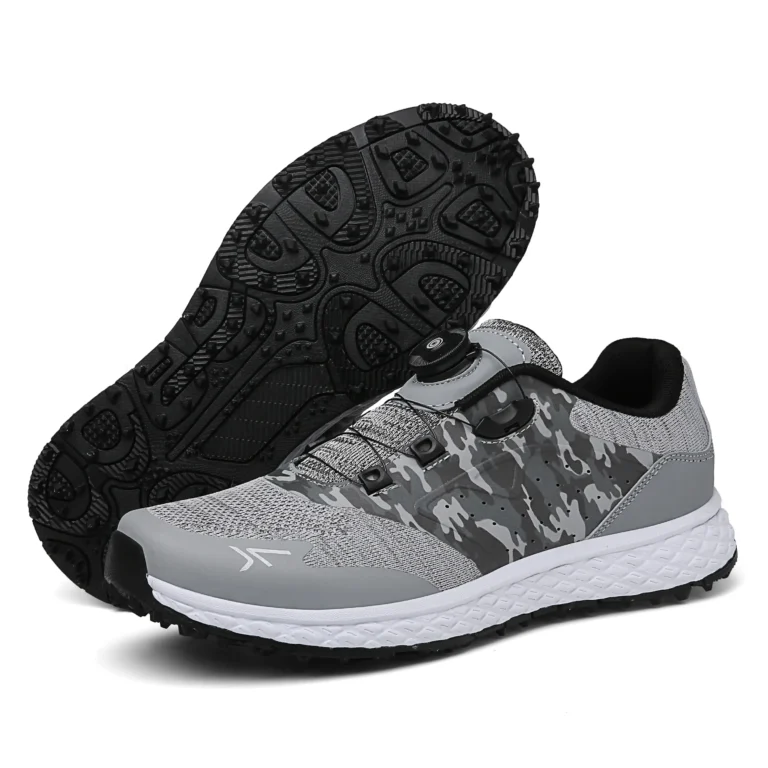 grey camouflage golf shoes rotary lacing main 1